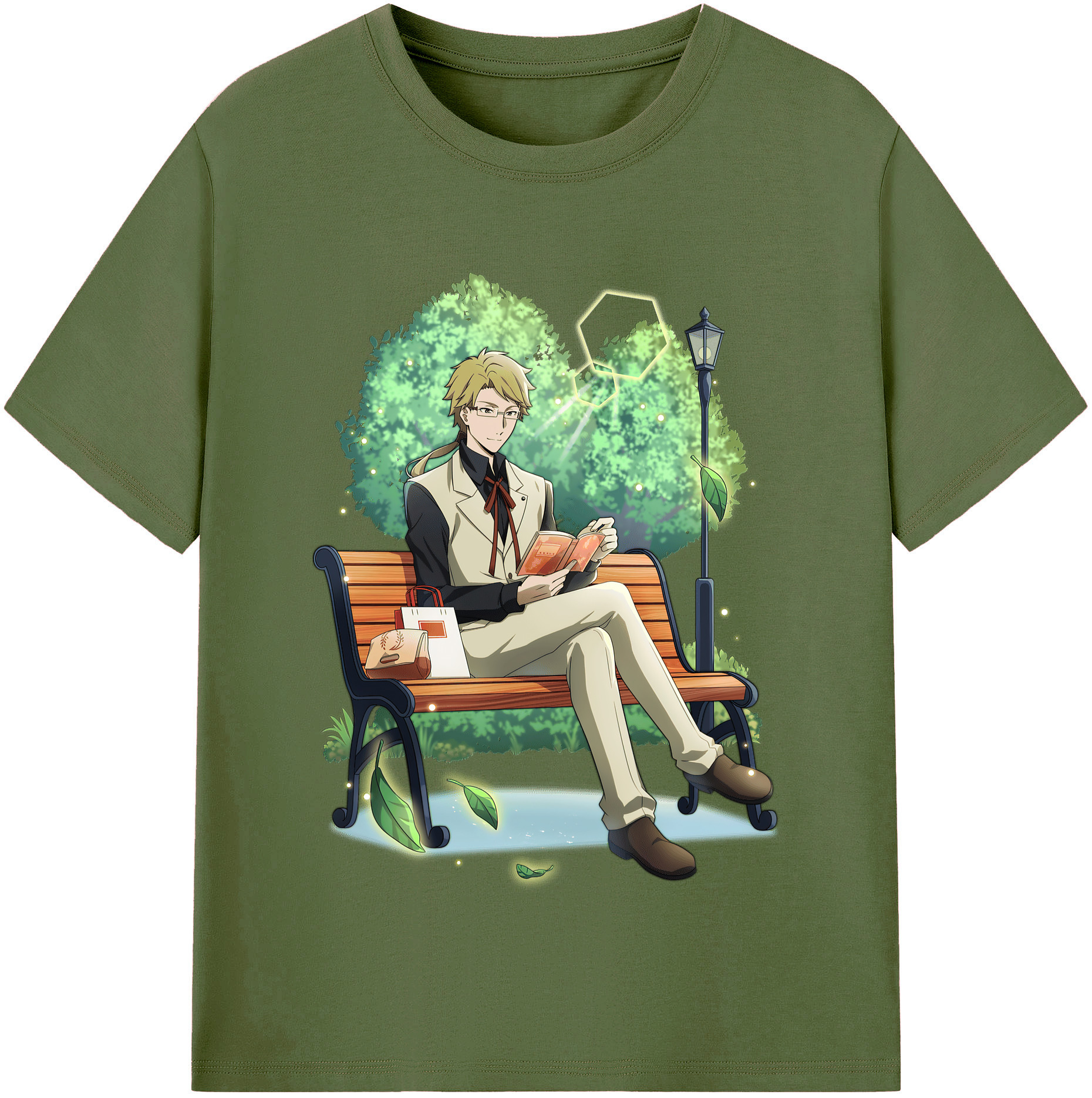（画像用） 文豪ストレイドッグス Bungo Stray Dogs 綿100％半袖Tシャツ（フロントプリント）